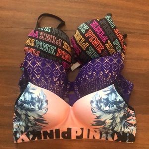 Victoria’s Secret/ PINK bras